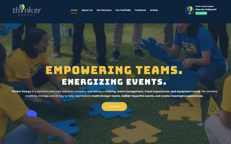 Website Corporate - Thinker Energy