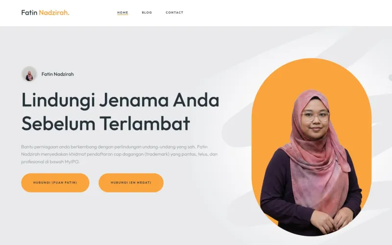 Landing Page - Pakar Trademark